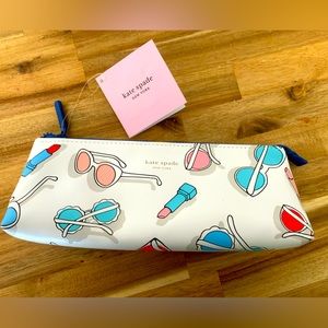 NWT KATE SPADE SUN’S OUT PENCIL CASE